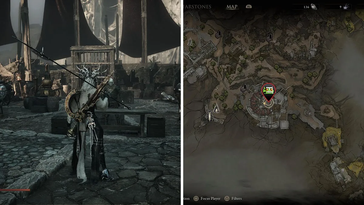 The location of the bandits.