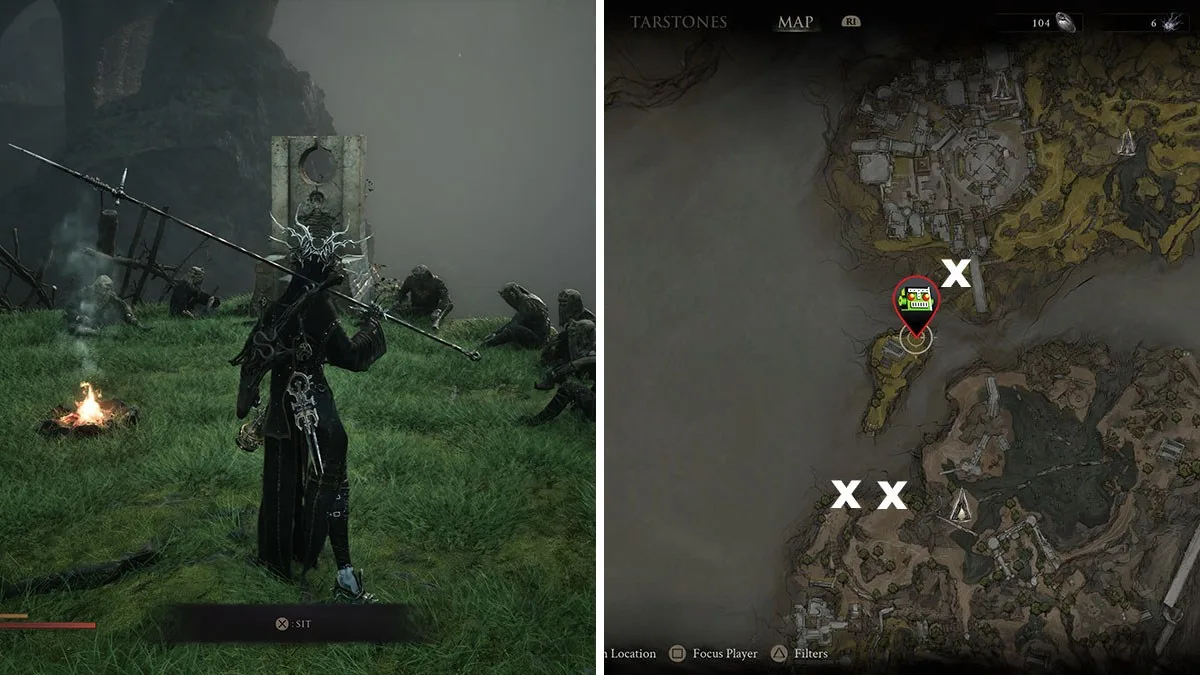 Baghead's location.