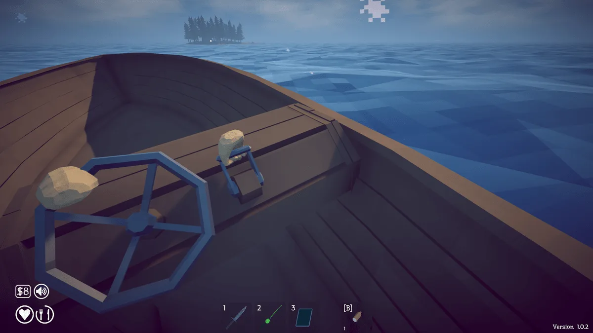 Riding the boat in How to Fish