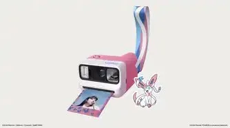 Polaroid Pokemon Comms 16x9 SylveonGo Cf406e