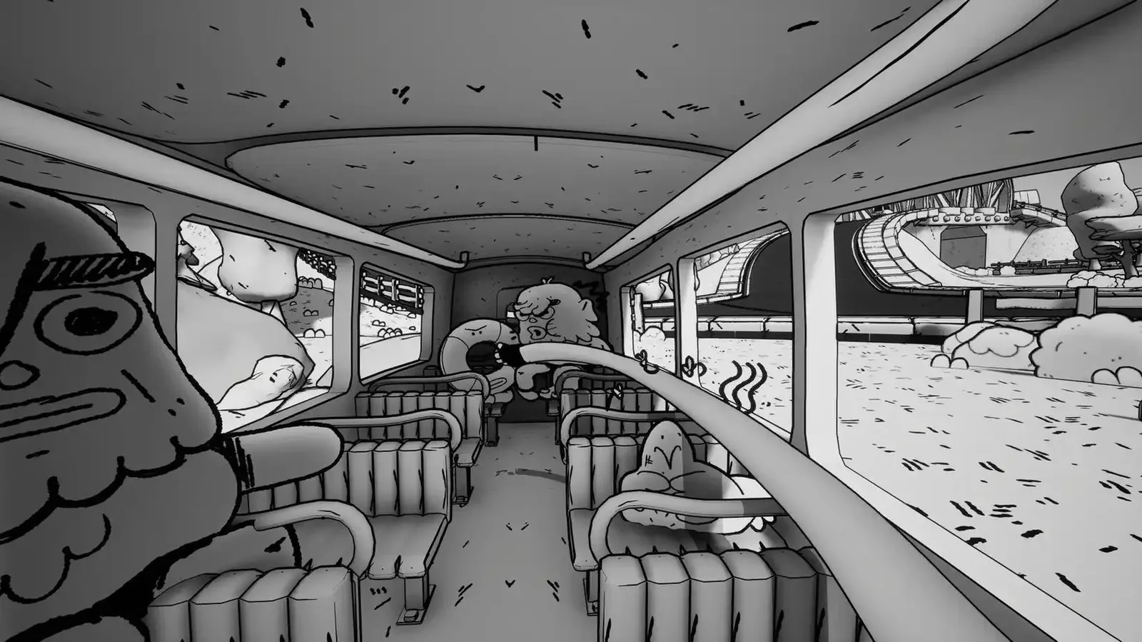 Slapping a passenger in Thank You Bus Driver