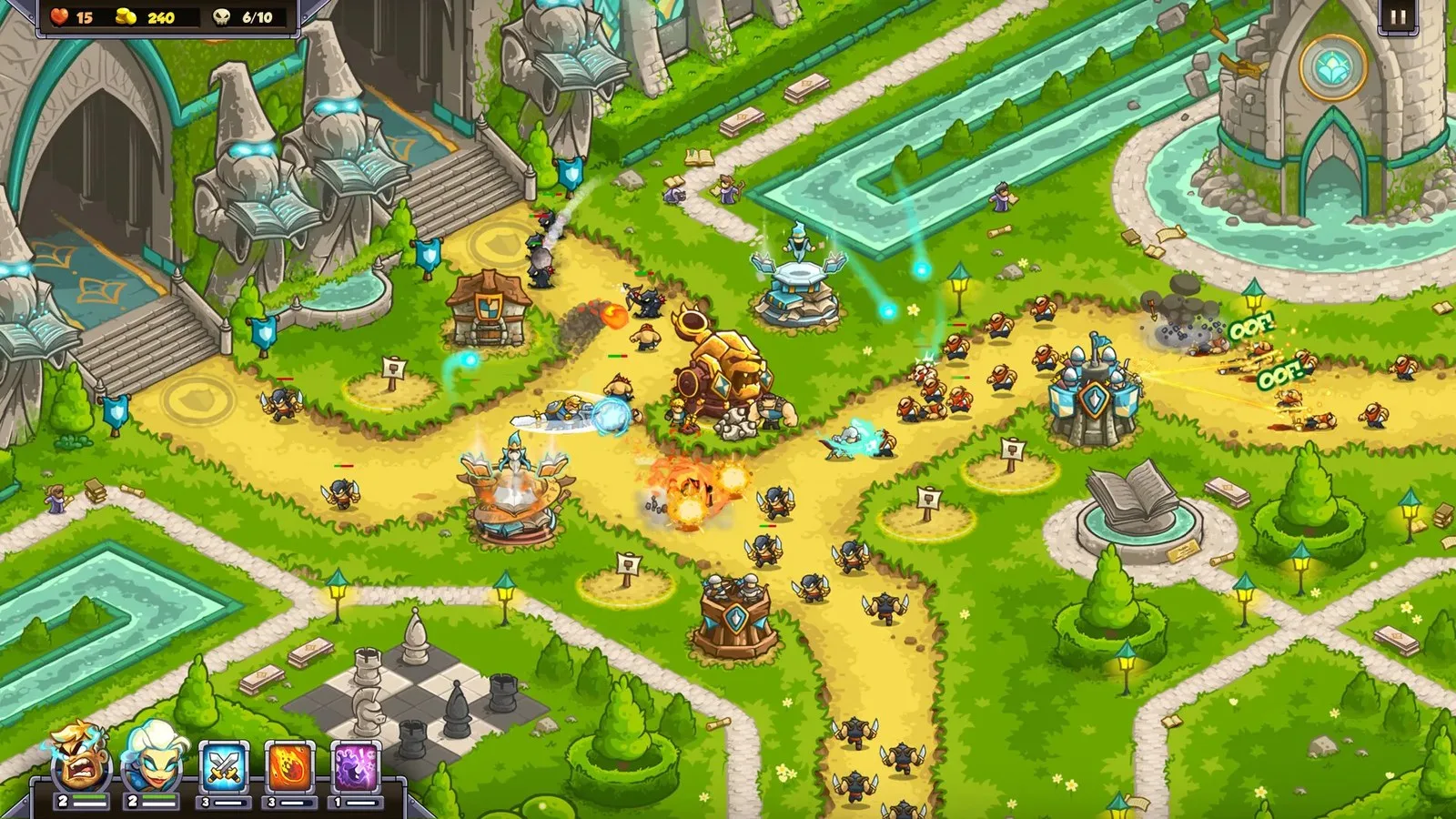 Kingdom Rush 6: Genesis TD Spells tier list