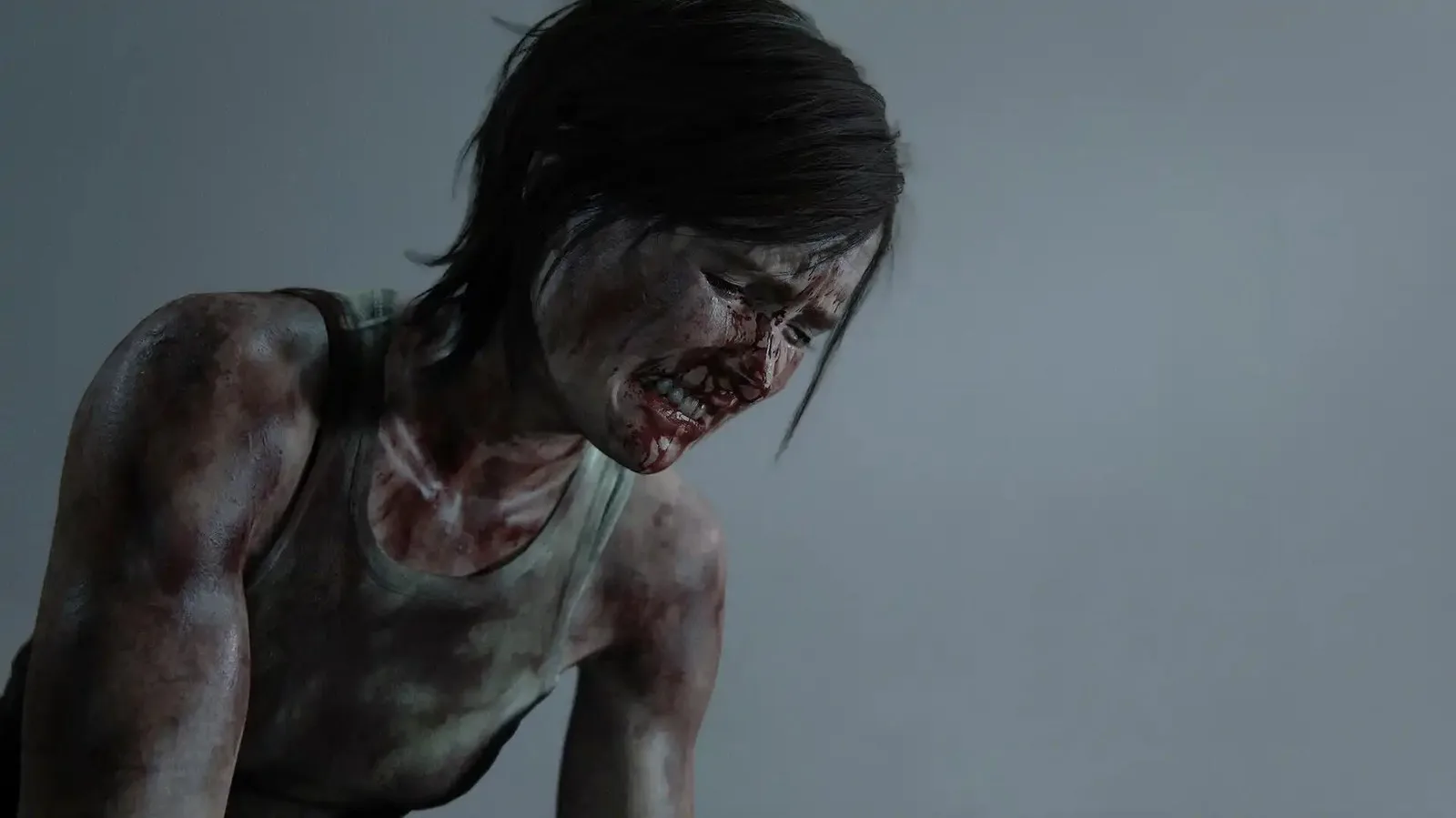Ellie ugly cries covered in blood in The Last of Us Part 2