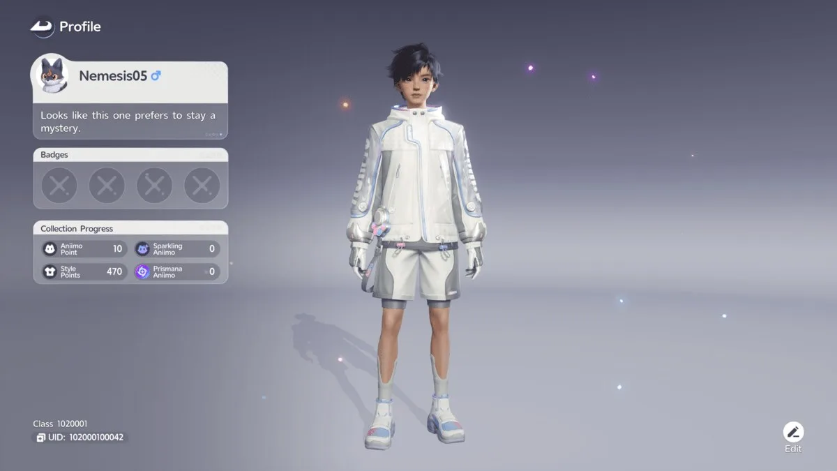 User ID in Aniimo