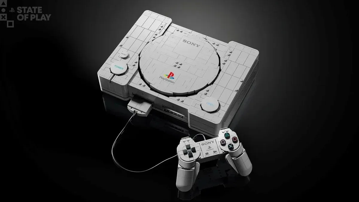 An image of the Lego PlayStation announced during the September 2026 State of Play