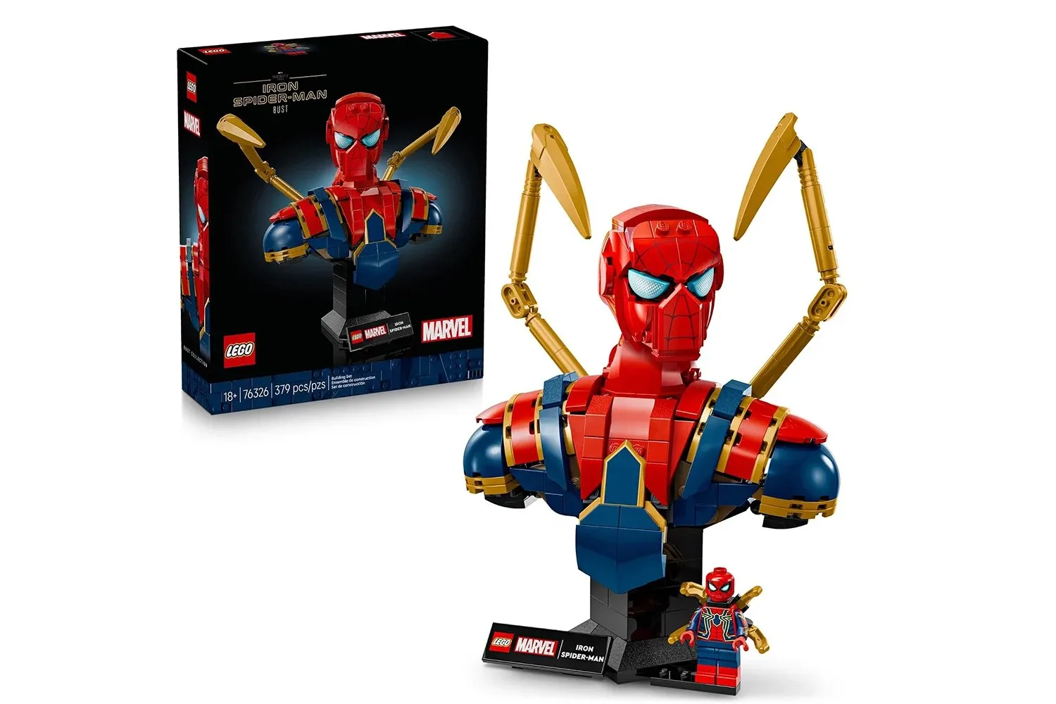 LEGO Marvel Iron Spider-Man Bust Quietly Hits a Record Low on Amazon, Even Star Wars Fans Might Be Jealous