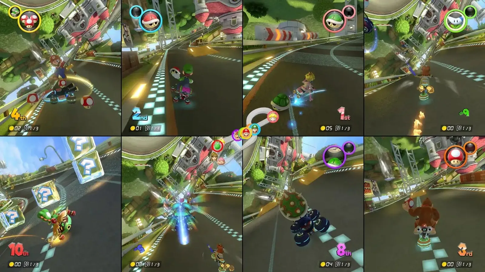 mario kart 8 deluxe 8 player