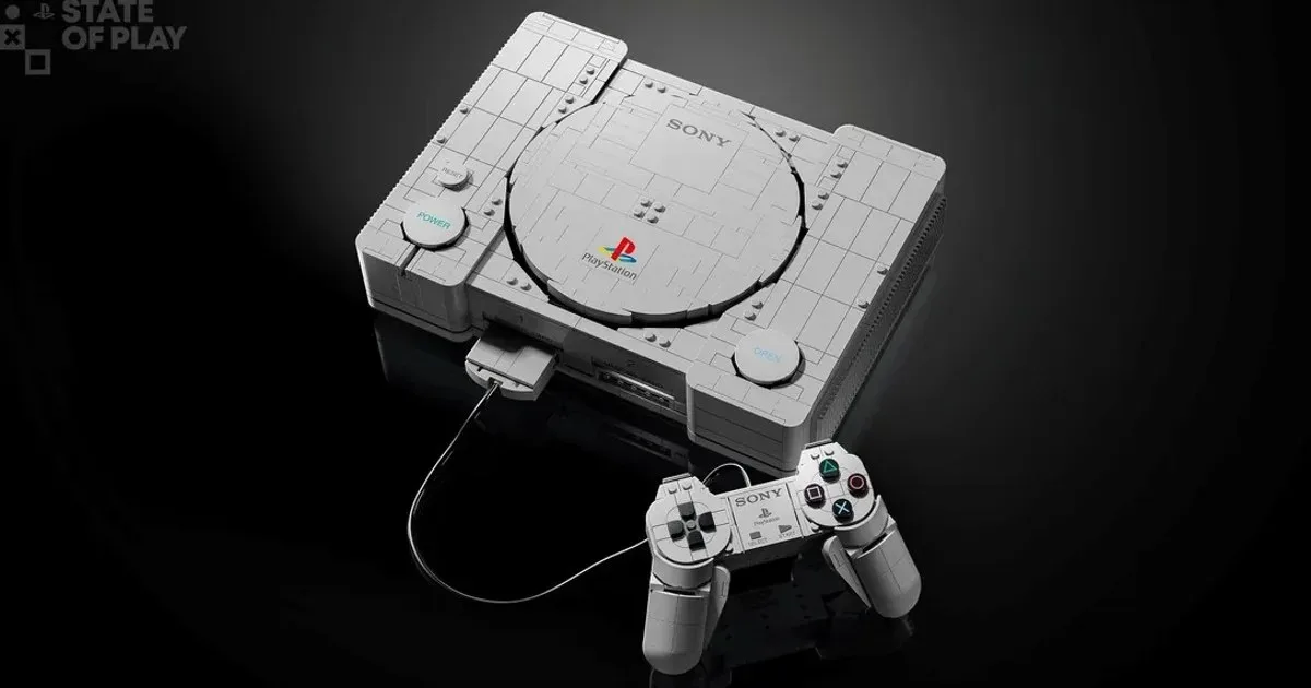 A Lego replica of the original PlayStation will be available next month