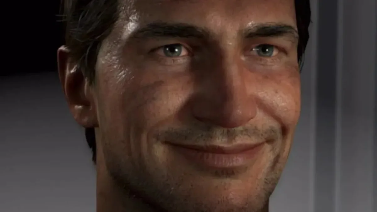 Nathan Drake happy