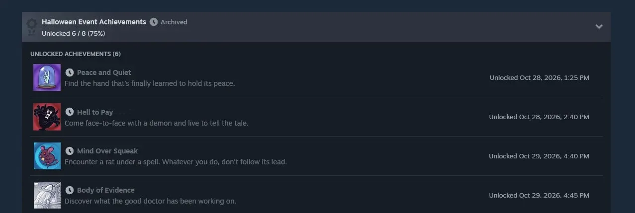 Steam'ın Achievement Sets beta sürümü, yeni içeriğin tamamlanma durumunuzu bozmasını engellemeyi hedefiyor