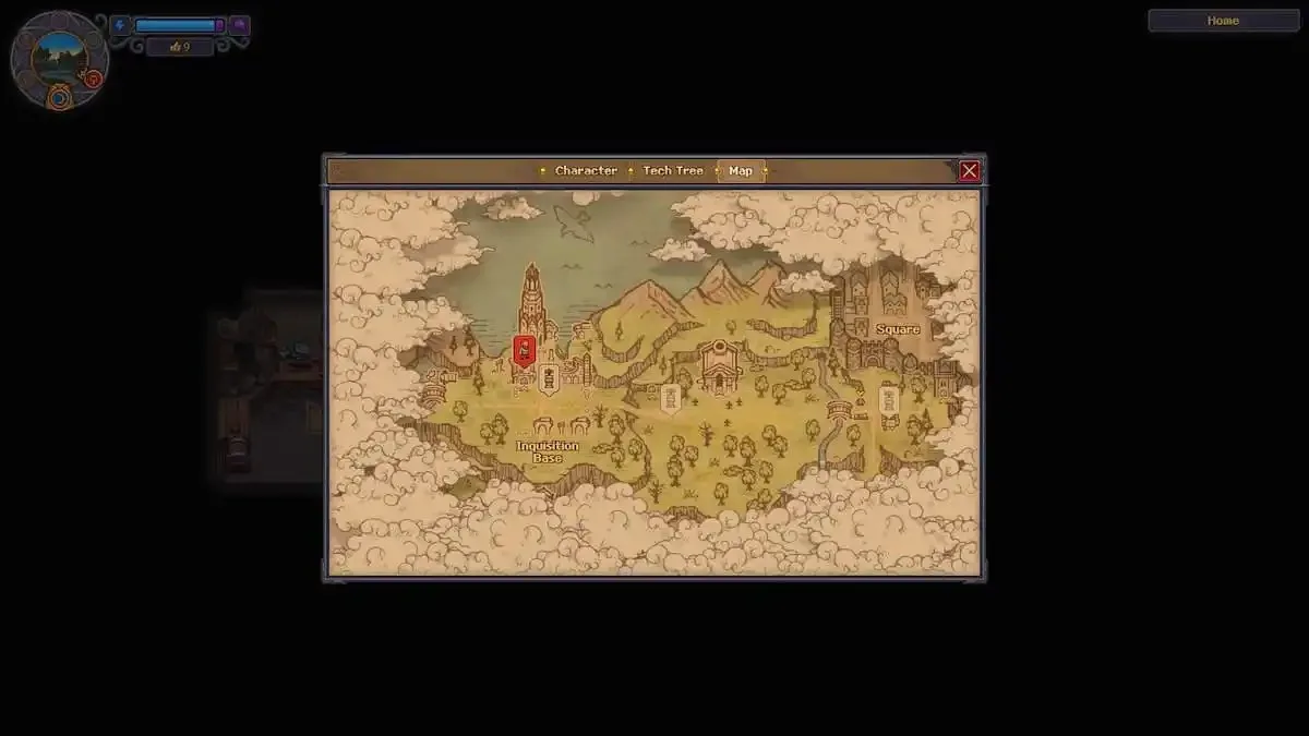 The map in Graveyard Keeper 2