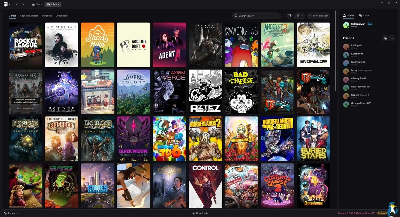 Epic Games Launcher Preview on Fedora KDE Epic Games Launcher Preview on Fedora KDE