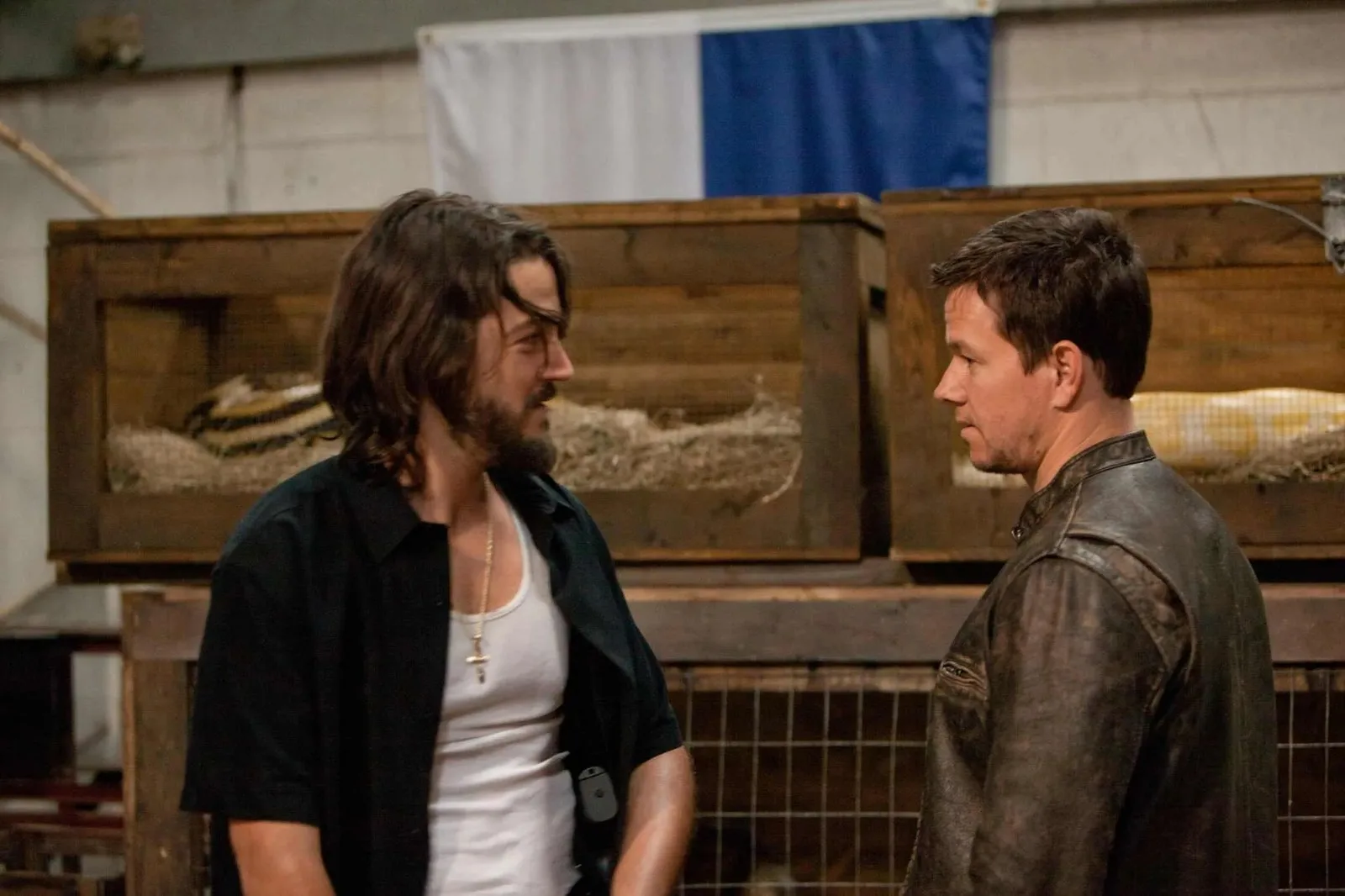 Mark Wahlberg and Diego Luna in Contraband.