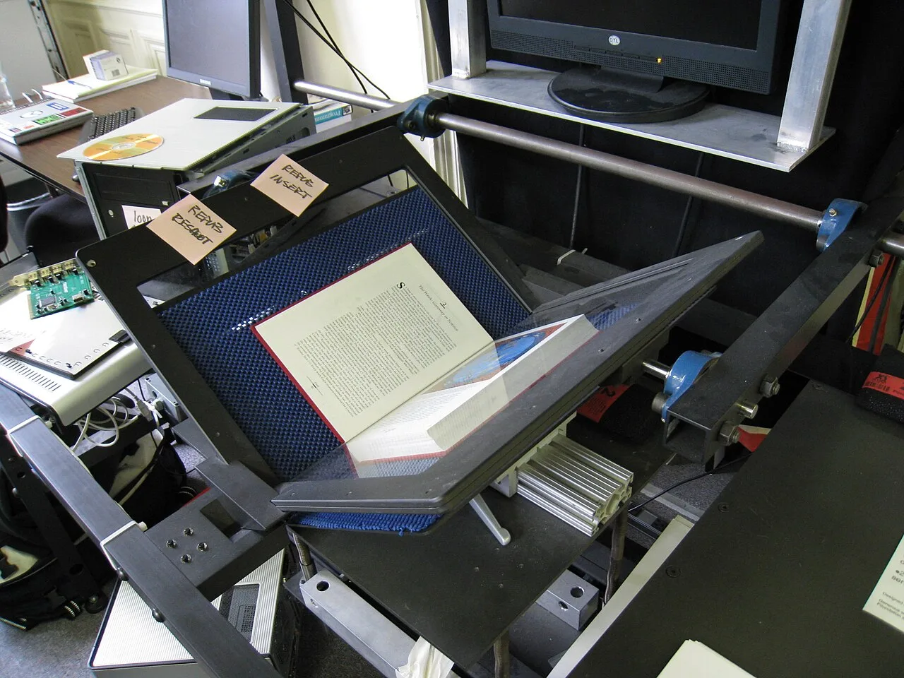 Internet Archive kitap tarayıcısı