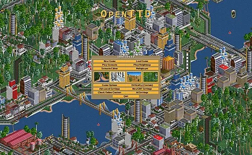 OpenTTD (2004) bir iş simülasyon oyunudur.