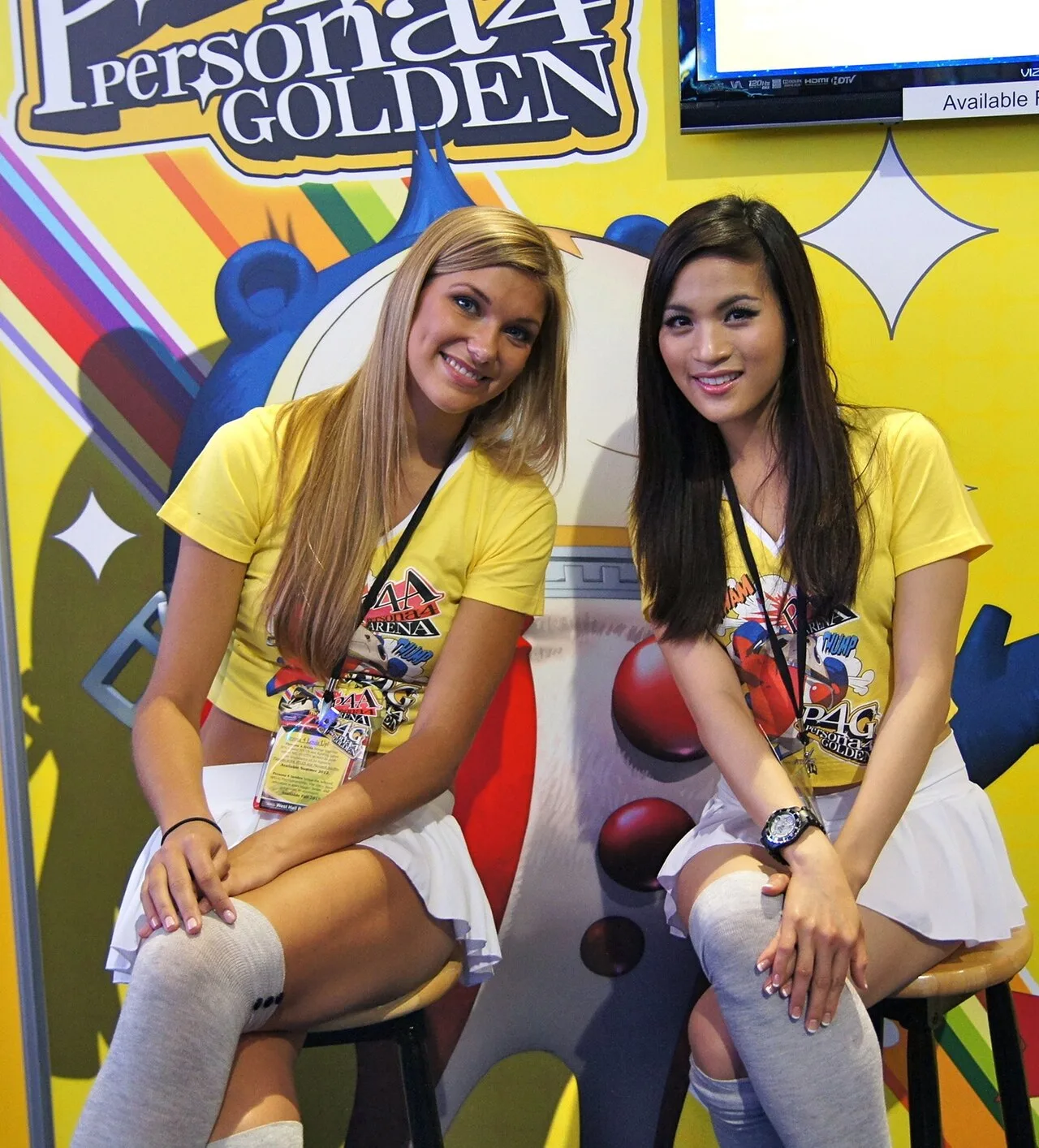 Persona 4 Golden booth at E3 2012