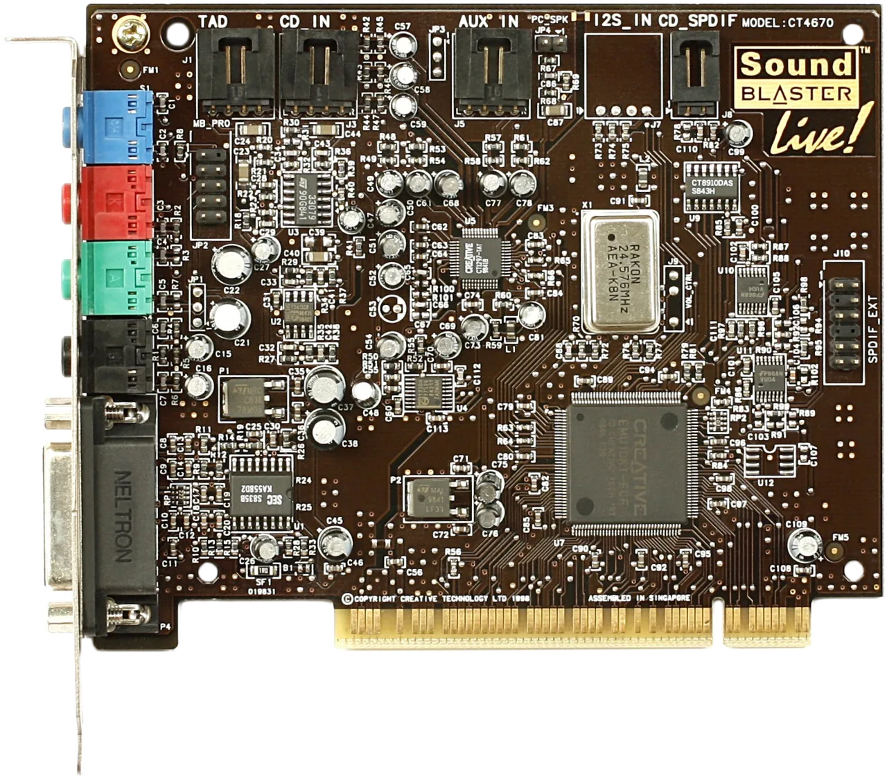 KL Creative Labs Soundblaster Live Value CT4670 (cropped and transparent)
