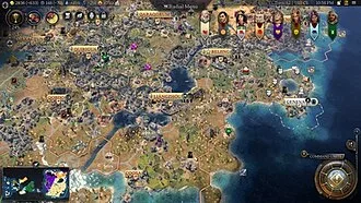 Civilization VII introduces navigable rivers, allowing ships to travel to inland towns and cities.