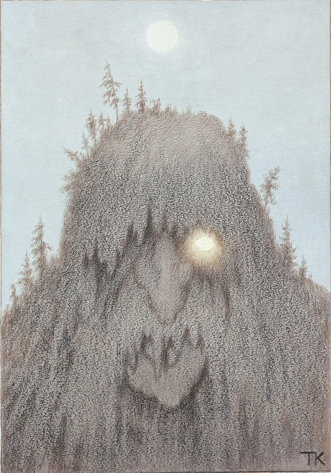 Skogtroll (Forest Troll), by Theodor Kittelsen, 1906
