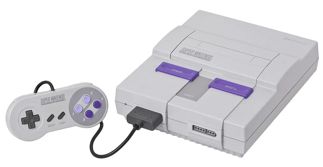 The Super NES (1991) brought digitized sound to console games.