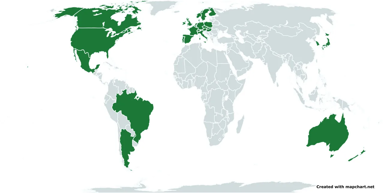 Xbox Cloud Gaming available countries as of September 11, 2026.