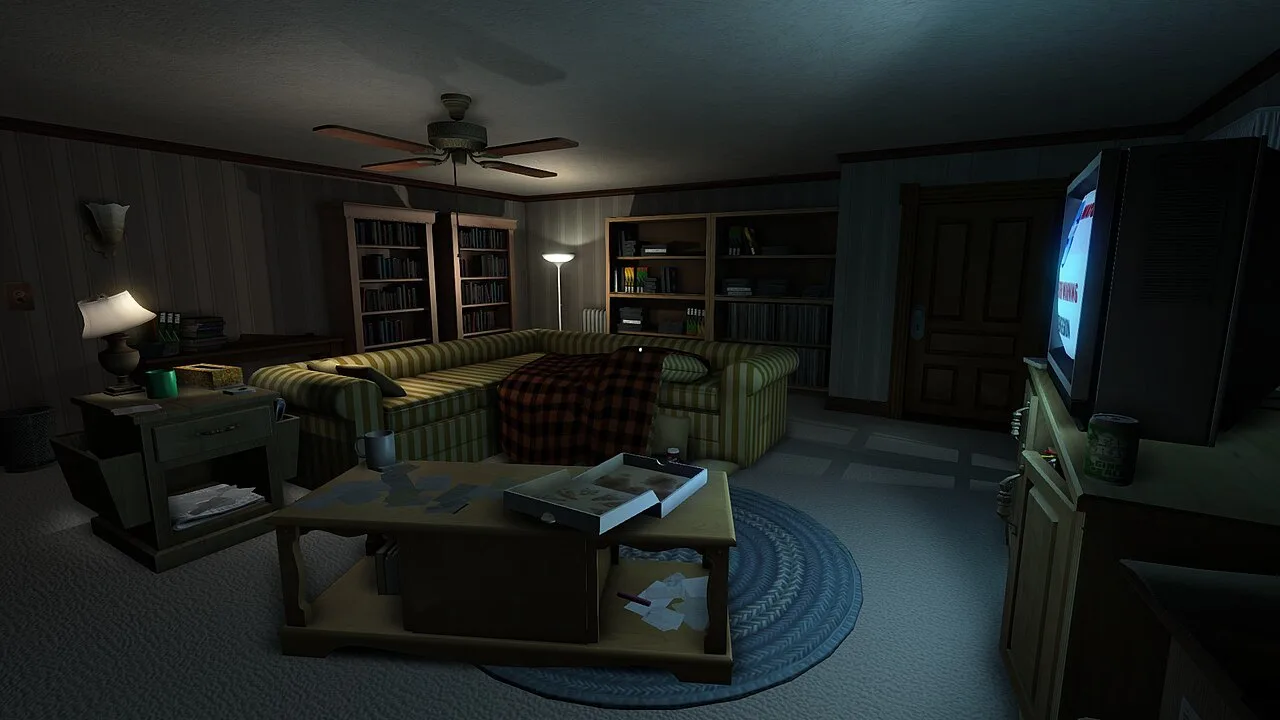 Gone Home has the player explore their character's family's new home, seemingly suddenly abandoned by their family, to discover clues and find out what has happened.